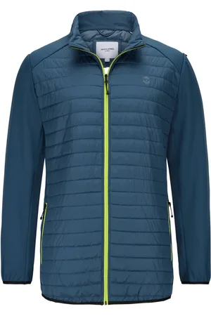 JACK & JONES Duże Rozmiary - - Lekka kurtka pikowana z nadrukiem z marką