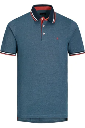 JACK & JONES Duże Rozmiary - - Koszulka polo z czystej bawełny