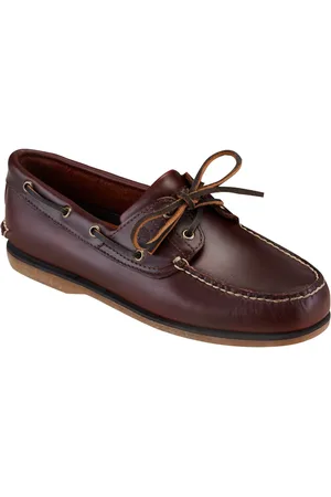 Timberland Duże Rozmiary - - Buty żeglarskie Classic 3 Eye 3 z płaskim obcasem