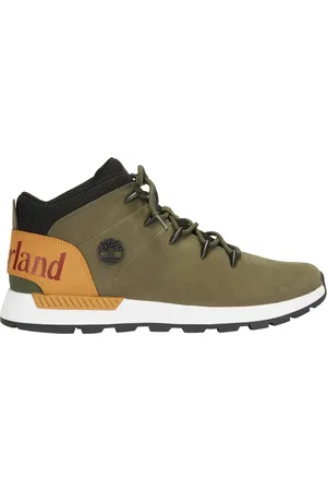 Timberland Duże Rozmiary - - Sneakersy Sprint Trekker z cholewką średniej wysokości i napisem z marką