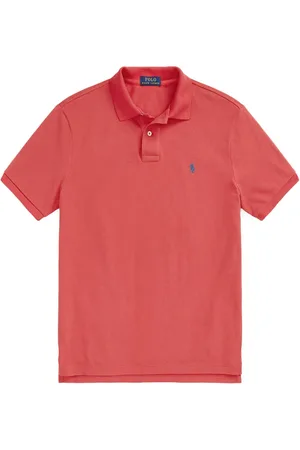 Ralph Lauren Duże Rozmiary - - Koszulka polo w jeansowym stylu z efektem sprania