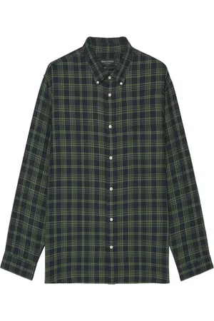 Marc O’ Polo Duże Rozmiary - - Koszula z bio bawełny w kratkę, regular fit