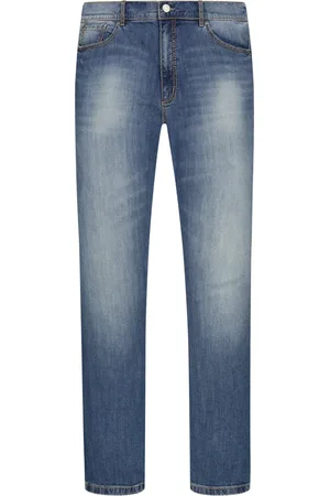 JP 1880 Duże Rozmiary - - Jeansy 5 pocket z kontrastowymi przeszyciami, Flexnamic