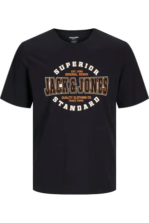 JACK & JONES Duże Rozmiary - - T-shirt z nadrukiem z przodu