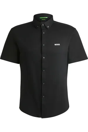 HUGO BOSS Duże Rozmiary - - Koszula z krótkim rękawem The Motion, wykonana z dżerseju Dynamic