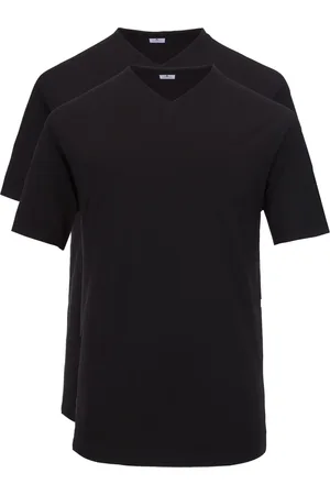 Ragman Duże Rozmiary - - T-shirt z dekoltem w serek, dwupak, wersja bardzo długa