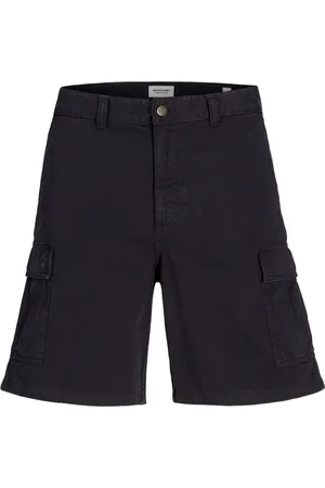 JACK & JONES Duże Rozmiary - - Wykonane z mocnego materiału bermudy z kieszeniami cargo