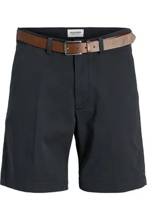 JACK & JONES Duże Rozmiary - - Szorty chinosy, w zestawie pasek skórzany