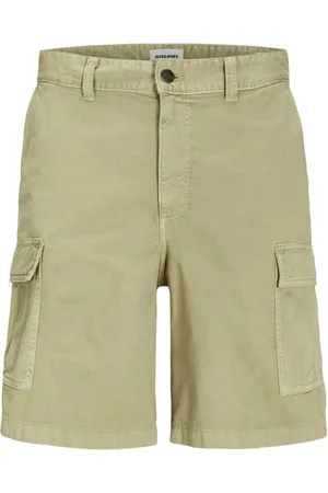 JACK & JONES Duże Rozmiary - - Wykonane z mocnego materiału bermudy z kieszeniami cargo