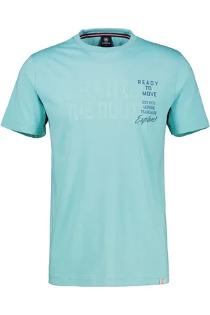 Lerros Duże Rozmiary - - T-shirt z bawełny z nadrukiem