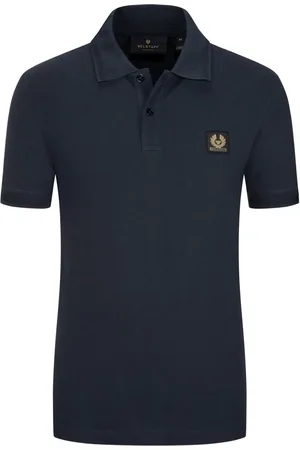 Belstaff Duże Rozmiary - - Koszulka polo z piki z naszytym logo