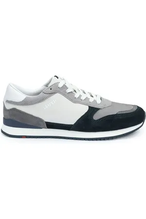 Lloyd Duże Rozmiary - - Sneakersy Elmore ze skóry gładkiej i welurowej