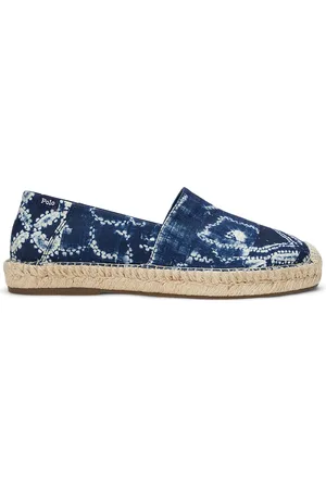 Ralph Lauren Duże Rozmiary - - Espadryle w kwiatowy wzór batikowy