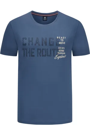 Lerros Duże Rozmiary - - T-shirt z bawełny z nadrukiem
