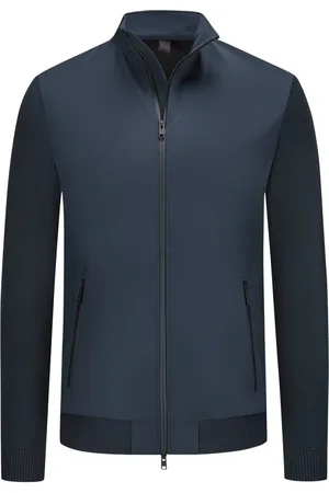 Woolrich Duże Rozmiary - - Hybrydowa kurtka softshellowa z dzianinowymi wstawkami