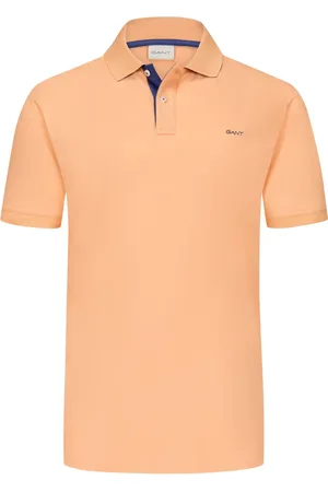 GANT Duże Rozmiary - - Koszulka polo z kontrastowym wyhaftowanym logo
