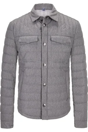 Brax Duże Rozmiary - - Kurtka pikowana z imitacji wełny, overshirt