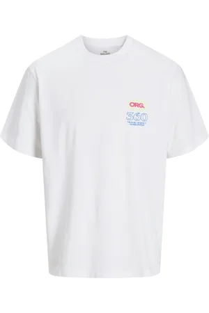 JACK & JONES Duże Rozmiary - - T-shirt z obustronnym nadrukiem