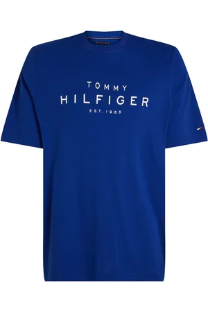 Tommy Hilfiger Duże Rozmiary - - T-shirt z nadrukiem z marką