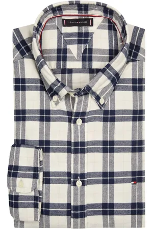 Tommy Hilfiger Duże Rozmiary - - Koszula flanelowa w kratkę, z wyhaftowanym logo