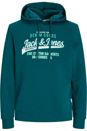 JACK & JONES Duże Rozmiary - - Bluza z kapturem z dużym logo marki