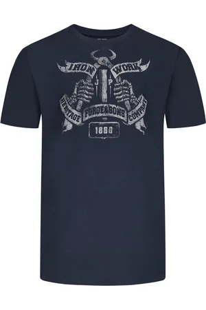 JP 1880 Duże Rozmiary - - T-shirt z nadrukiem z motywem