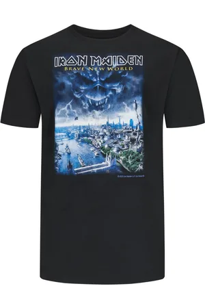 JP 1880 Duże Rozmiary - - T-shirt z nadrukiem Iron Maiden