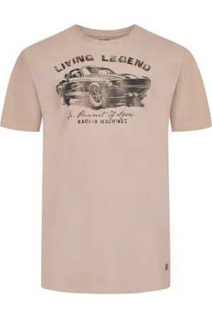 JP 1880 Duże Rozmiary - - T-shirt z nadrukiem Mustang
