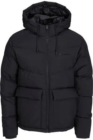 JACK & JONES Duże Rozmiary - - Pikowania kurtka codzienna z kapturem, Originals Studio