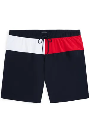 Tommy Hilfiger Duże Rozmiary - - Kąpielówki w kolorach logo, z miękką podszewką z siatki, regular fit