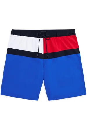 Tommy Hilfiger Duże Rozmiary - - Kąpielówki w kolorach logo, z miękką podszewką z siatki, regular fit