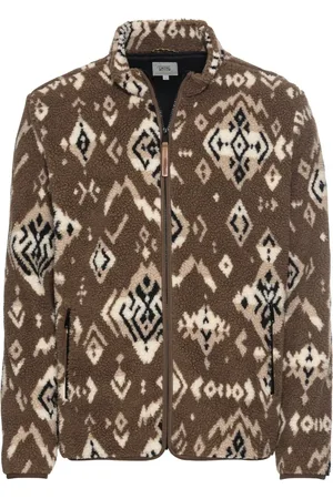 Camel Active Duże Rozmiary - - Kurtka z pluszowego materiału z podszewką, w norweski wzór