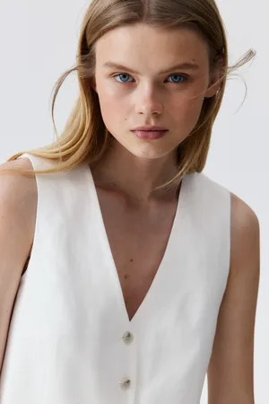 H&M Elegancka kamizelka garniturowa