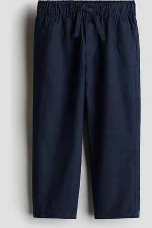 H&M Spodnie z domieszką lnu