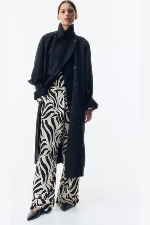H&M Spodnie z diagonalu Loose Fit