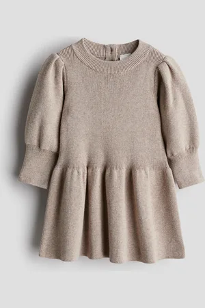 H&M Sukienka z bawełnianej dzianiny