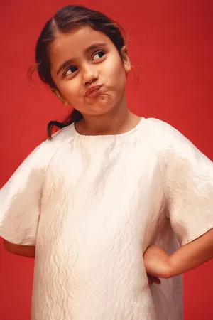 H&M Sukienka z żakardowej tkaniny