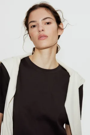 H&M T-shirt z bawełny pima