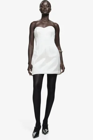 H&M Sukienka mini typu bandeau