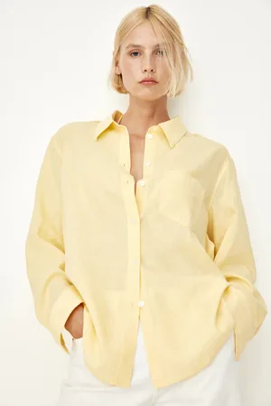H&M Koszula z domieszką lnu