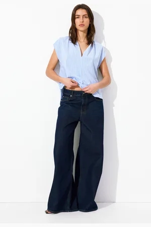 H&M Bluzka z niską stójką