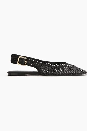 H&M Siateczkowe buty z odkrytą piętą