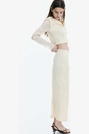 H&M Sequined mesh skirt