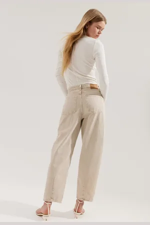 H&M Barrel Leg High Jeans