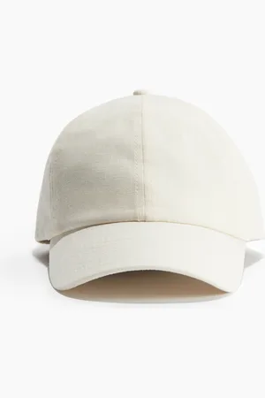 H&M Lniana czapka z daszkiem