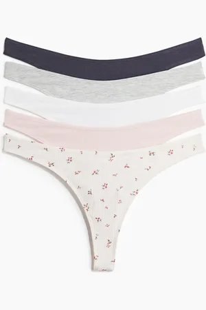 H&M Bawełniane figi thong 5-pak