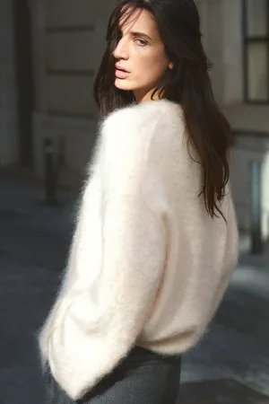 H&M Sweter oversize z domieszką moheru