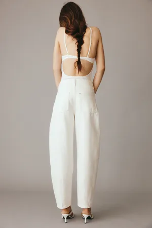 H&M Barrel Leg High Jeans
