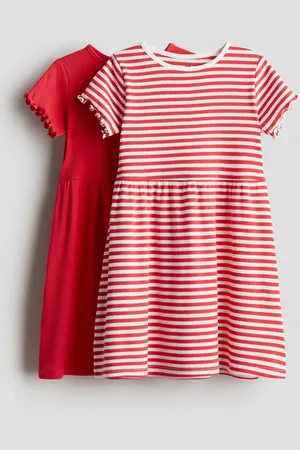 H&M Bawełniana sukienka 2-pak