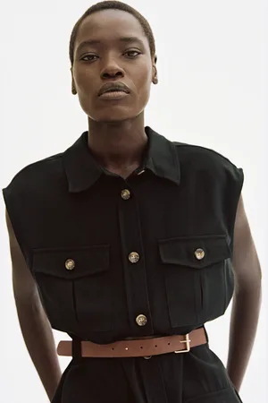 H&M Sukienka cargo z paskiem